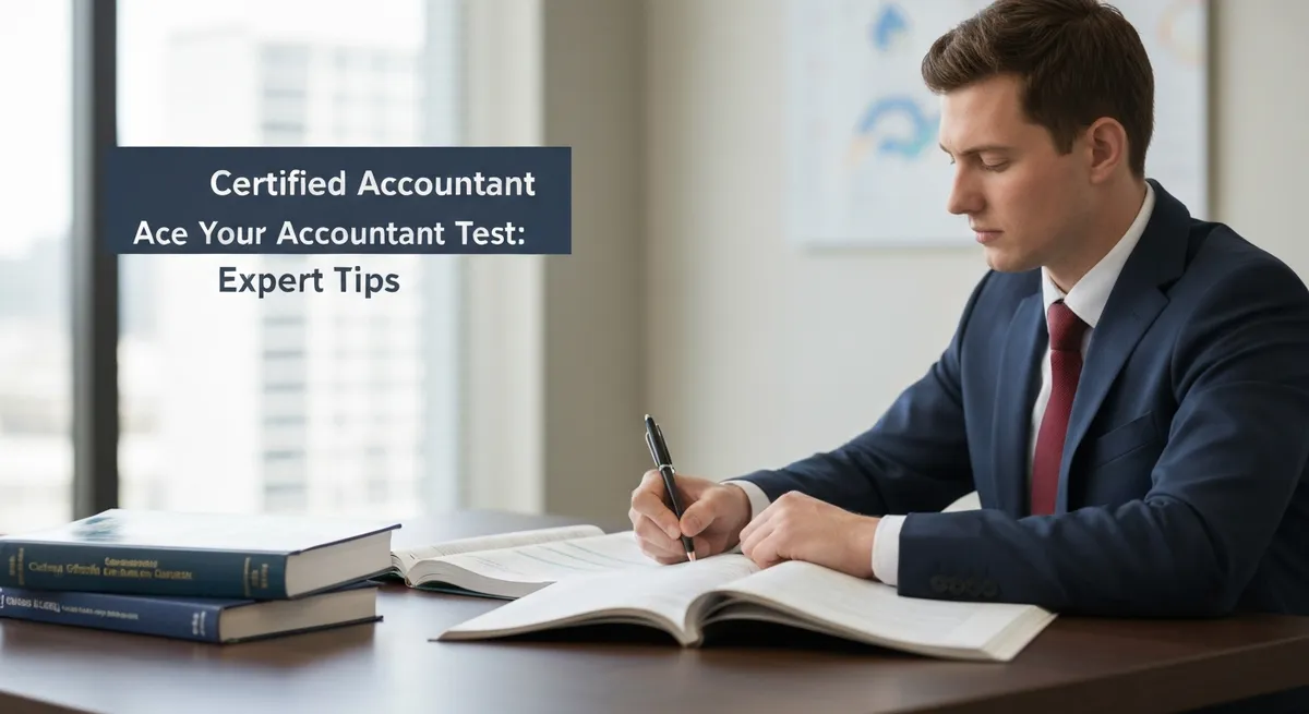Accounting Bookkeeper Clerk Man Bank Advisor 1 - Certified Accountant study guide