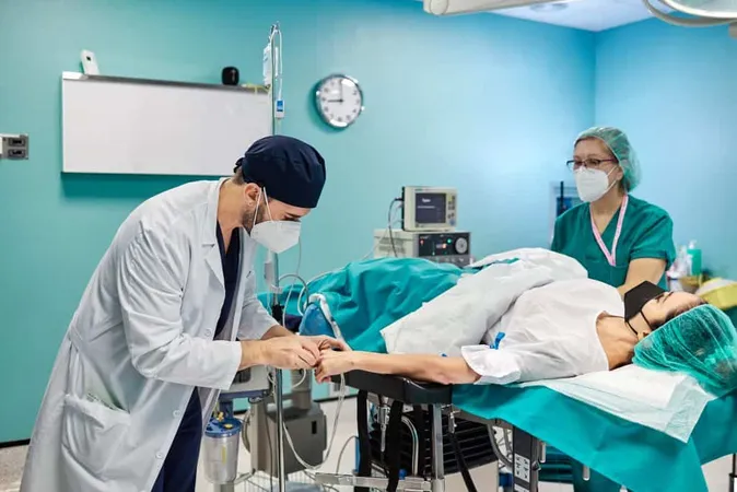 Doctor Examining Patient Hospital X - Certified Anesthesiologist Assistant study guide