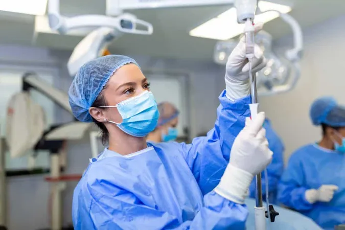 Female Doctor Operating Room Putting Drugs Through Iv Surgery Concepts X - Certified Anesthesiologist Assistant study guide