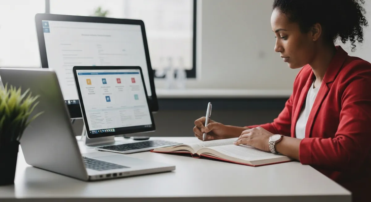 Working Biotechnology They Are Using Ai Futuristic Method Laboratory Researching With Ai - Certified Associate in Biomedical Technology study guide