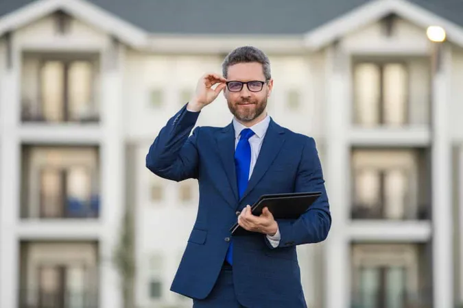 Real Estate Agent Business Man Suit Hold Holder Clipboards Outside Hispanic Businessman Special Offer Business Deal Job Offer Purchase Offer Discount Offer X - Certified Assessment Evaluator study guide
