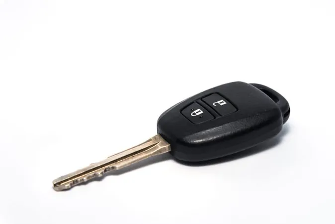 Car Key Isolated White Background X - Certified Automotive Locksmith study guide