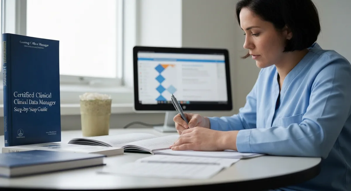 Male Doctor With Clipboard Hospi - Certified Clinical Data Manager study guide