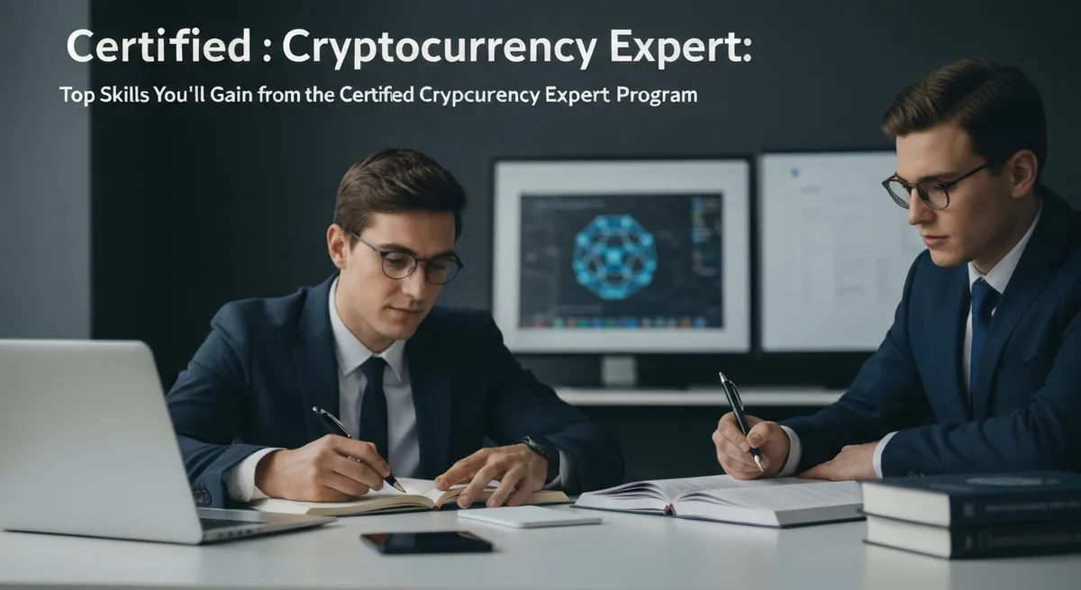 Holding Bitcoin Trader Is Working By Pc Indoors Conception Exchange Money - Certified Cryptocurrency Expert study guide