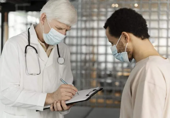 Male Doctor Talking With Patient X - Certified Correctional Health Professional study guide
