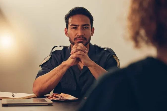 Police Investigation Man Listening Woman Report Interrogation Criminal Arrest Law Crime Bribery Detective Station Money Laundering Interview Questions Attention X - Certified Corrections Officer study guide