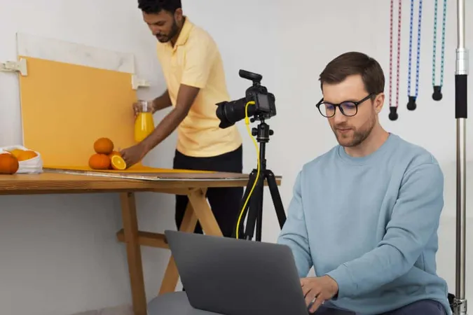Side View Specialized Photographers Working Studio X - Certified Creative Producer study guide