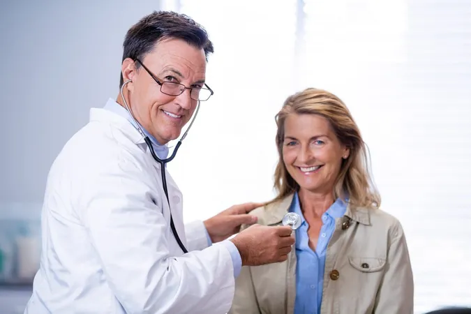 Portrait Doctor Examining Female Patient X - Certified Cardiovascular Specialist study guide
