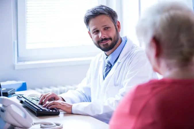 Doctor Interacting With Patient Medical Office Hospital X - Certified Coding Specialist study guide
