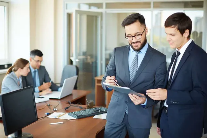 Successful Businessmen Talking Each Other X - Certified Compliance Specialist study guide