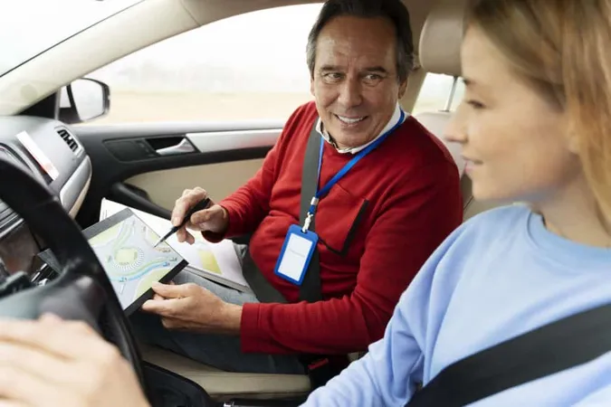 Person Taking Driver S License Exam 1 X - Certified Driver Trainer study guide
