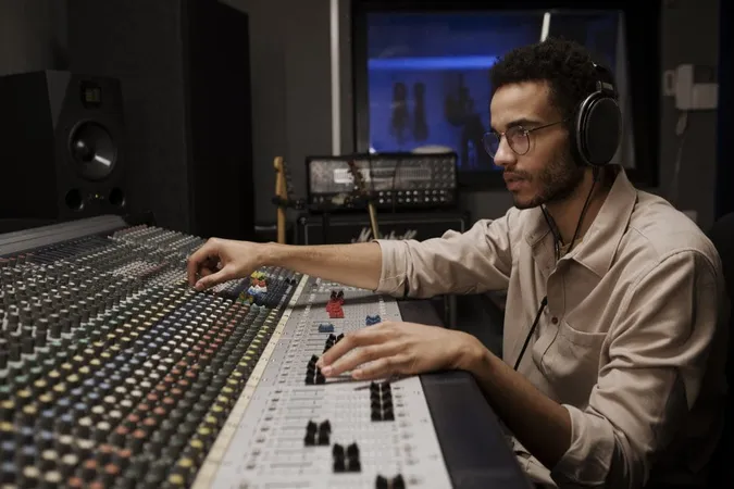 Medium Shot Man Making Music X - Certified Audio Engineer study guide