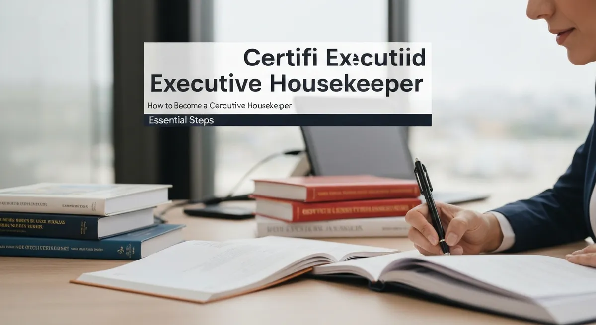 Young Female Head Waiter Uniform - Certified Executive Housekeeper study guide