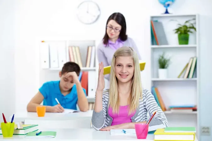 Blonde Girl With Raised Arm Class X - Certified Educational Planner study guide
