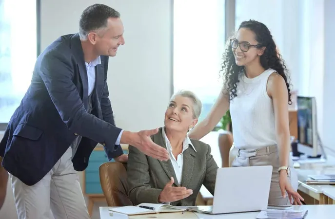 Businessman Woman Employee By Laptop Advice Communication Training Internship Mentorship Collaboration Company Project Support Feedback With Computer Admin X - Certified Equity Professional study guide