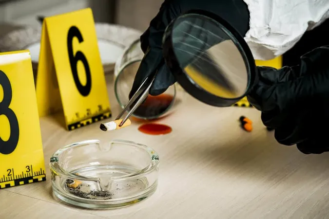 Investigation Scene Found Cigarette Butt X - Certified Forensic Examiner study guide