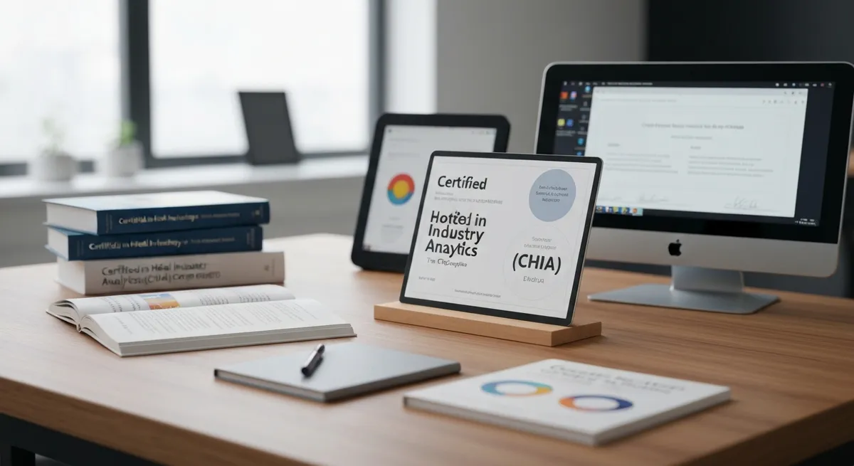 Online Hotel Accommodation Booking Website Provide Modish Reservation System Travel Technology Concept X - Certified in Hotel Industry Analytics study guide