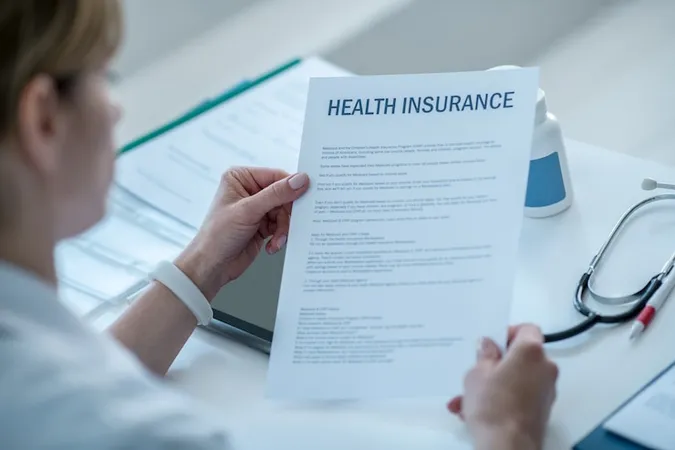 Woman Lab Coat Reading Health Insurance Agreement - Certified HIPAA Professional study guide