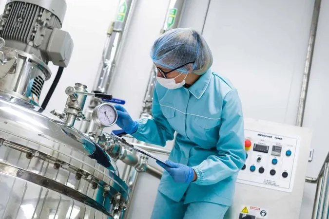 Bended Scientist Blue Lab Uniform Check How Compressor Tank Works Tablet Hands Close X - Certified Hyperbaric Technician study guide