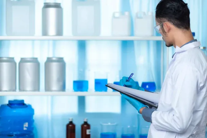 Side View Man Standing Front Office X - Clinical Laboratory Improvement Amendments Certification study guide