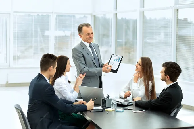 Successful Businessman His Business Team Meeting Modern Office - Certified Meeting Manager study guide