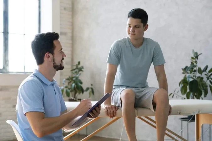Doctor Helping Boy Physiotherapy Medium Shot X - Certified Manual Therapist study guide