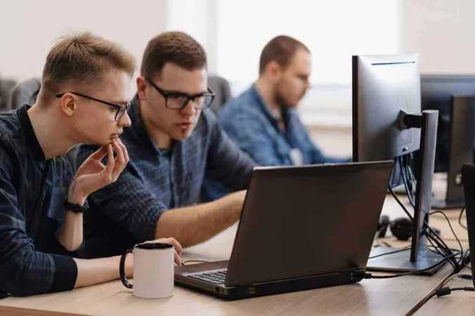 Group Young Business People Working Office X - Certified Associate Programmer study guide