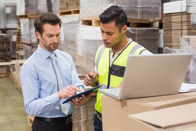 Warehouse Worker Manager Working Together - Certified Professional in Supply Management study guide