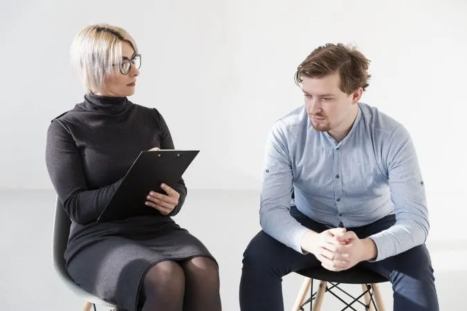 Man Talking With Rehab Doctor 1 X - Certified Recovery Coach study guide