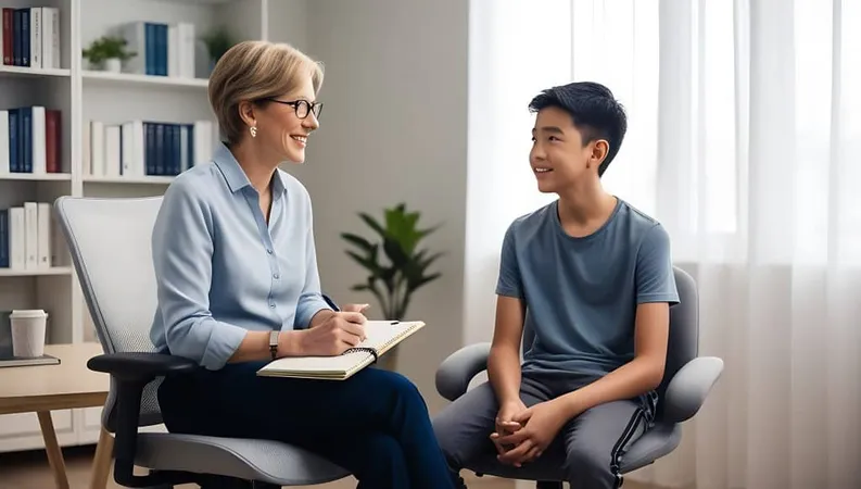 Female Mental Health Professional Giving Advice Teenage Boy Doctor Office X - Certified Rehab Counselor study guide