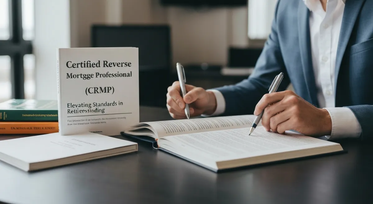 Reverse Mortgage Front Businessman - Certified Reverse Mortgage Professional study guide