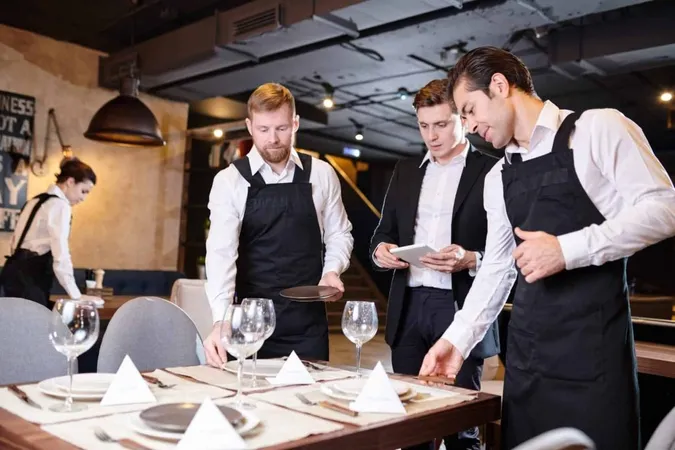 Serving Tables Banquet X - Certified Restaurant Professional study guide
