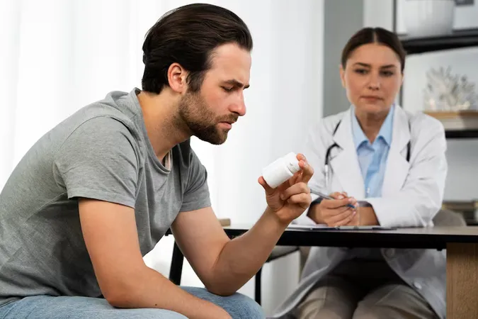 Side View Man Holding Pills Container 23 - Certified Recovery Specialist study guide
