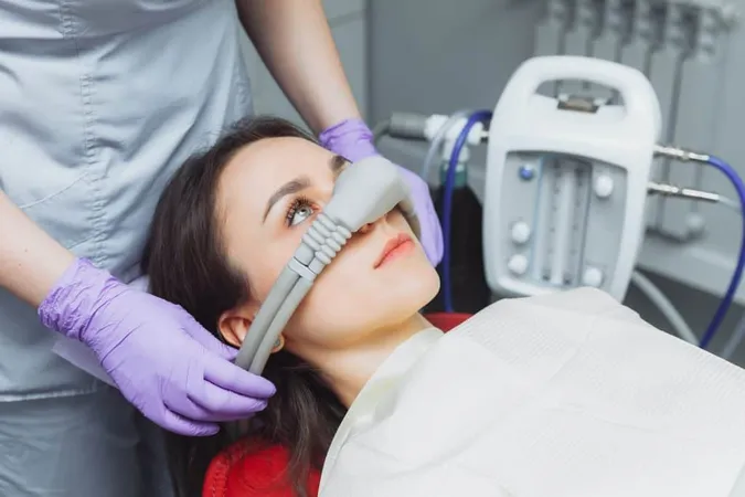 Dentist Puts Inhalation Sedative Mask His Patient X - Conscious Sedation Certification study guide