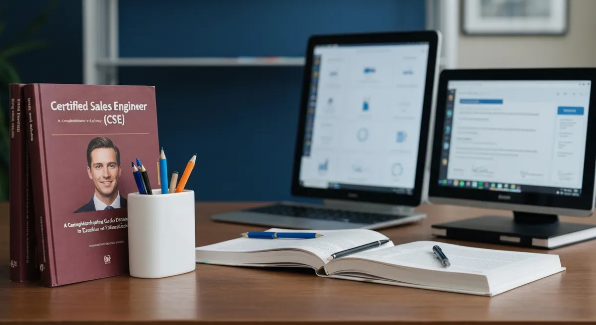 Young Successful Elegant Foreman With Touchpad Working With Data Controling Work Industrial Machine X - Certified Sales Engineer study guide