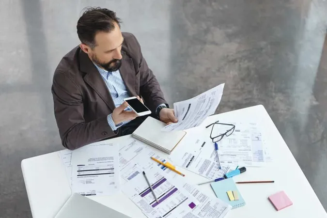 Businessman Office Talking Phone X - Certified Senior Project Manager study guide