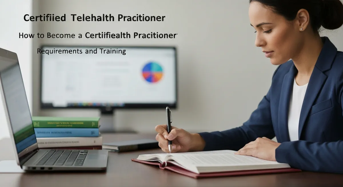 Happy Young Female Indian Family Doctor Therapist Headphones With Mic Consulting Patient Online By Computer Video Call Conversation Telling Advices Taking Part Educational Virtual Event - Certified Telehealth Practitioner study guide