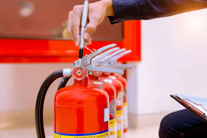 Midsection Person Working With R - Fire Safety study guide