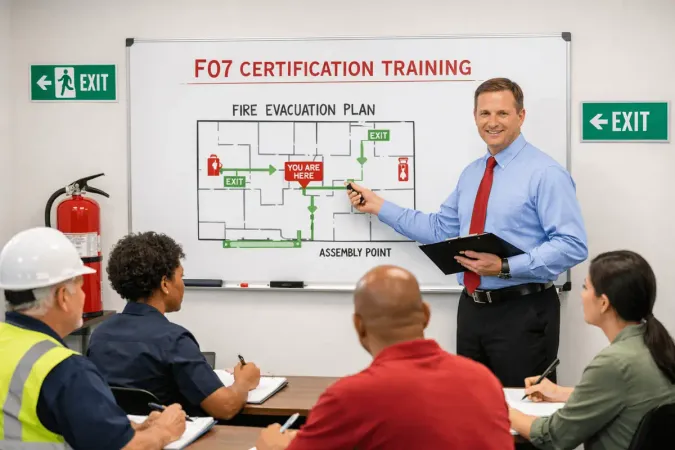 F07 Exam Questions - F-07 Fire & Emergency Drill Conductor study guide