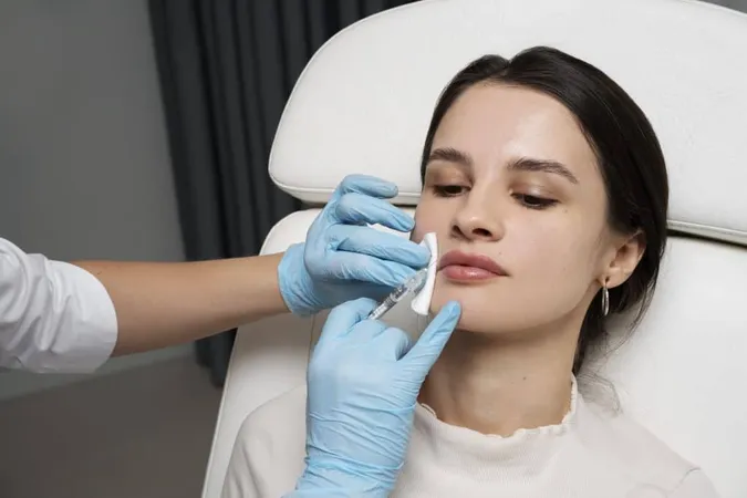 High Angle Woman Getting Lip Fillers X - Facial Aesthetics Certification study guide
