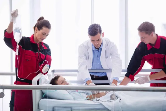 Doctors Examining Patient Corridor X - Fellowship of the Australasian College for Emergency Medicine study guide