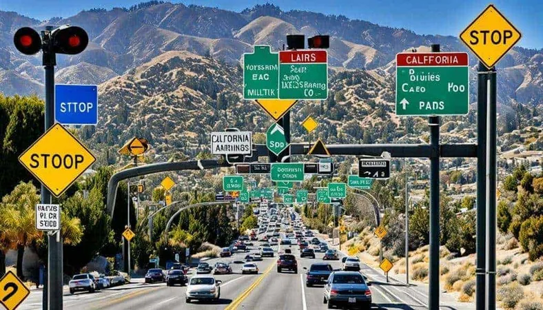 California Road Signs X - General study guide