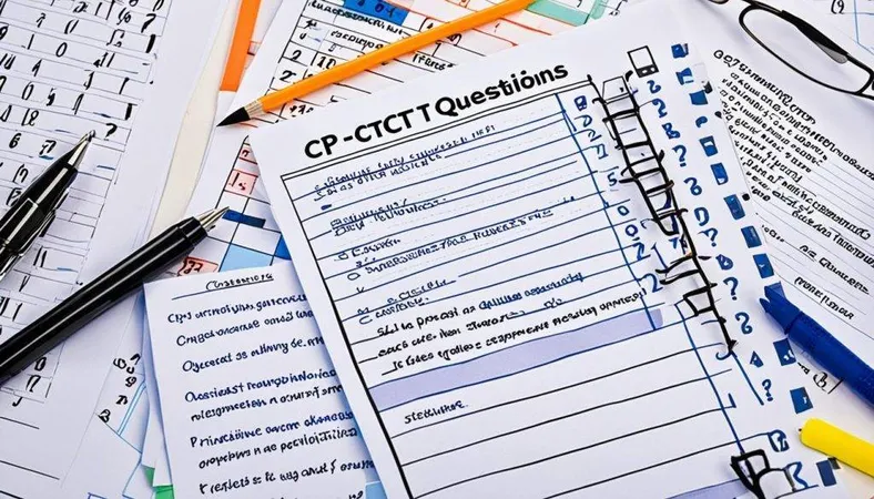 Cpct Practice Questions X - General study guide
