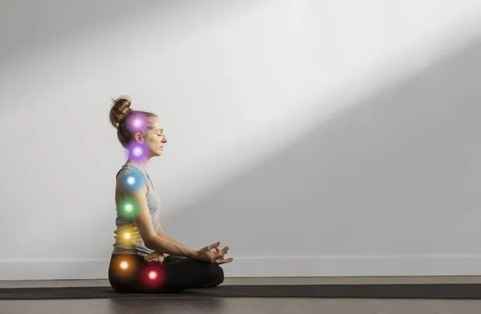 Woman Maintaining Asana While Chakra Points Are Aligned X - Kundalini Yoga Certification study guide