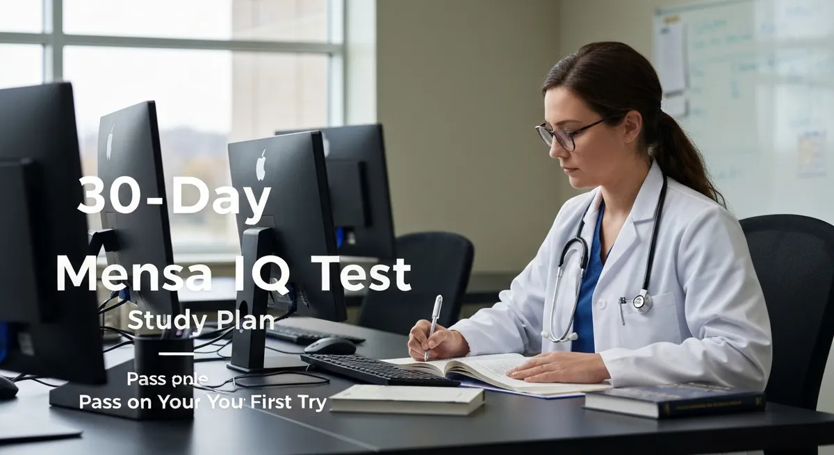 30-Day Mensa IQ Test Study Plan — Pass on Your First Try