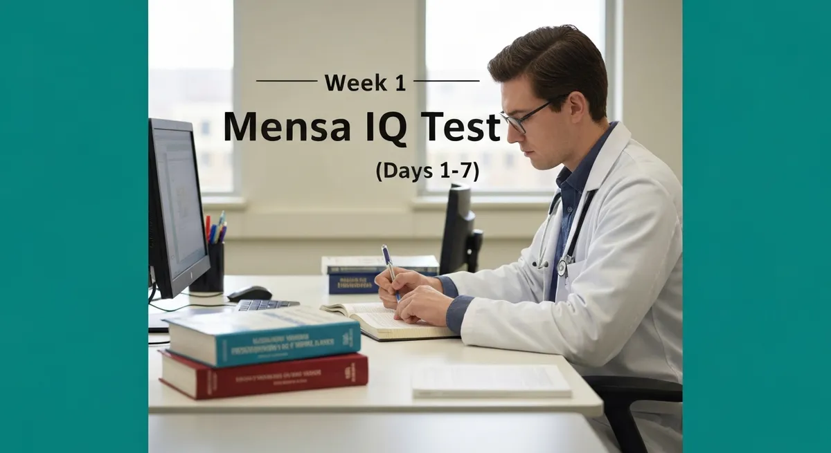 Week 1: Foundation Building (days 1-7) guide - Mensa IQ Test certification study resource