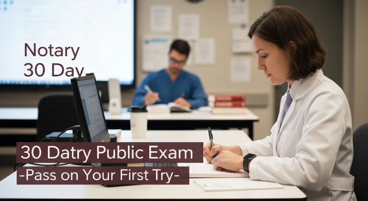 30-Day Notary Public Exam Study Plan — Pass on Your First Try