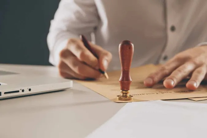 Close Up Man Notary Public Hand 1 1 - Notary study guide