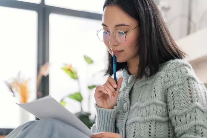 Portrait Woman Writing Letter 1 - PERT study guide