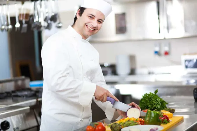Portrait Chef Work His Kitchen 1 - ServSafe study guide